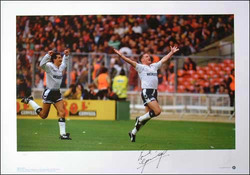 Unbranded Paul Gascoigne and#8211; FA Cup Semi Final 91 v Arsenal - Signed print