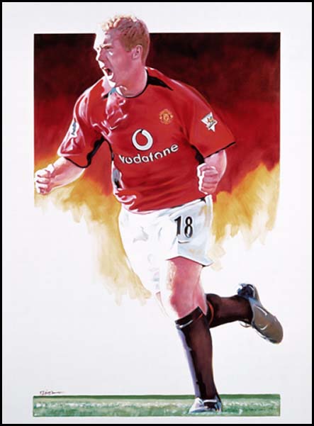 Unbranded Paul Scholes signed limited edition print - WAS andpound;89.99