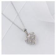 Unbranded PAVE HEART PENDANT
