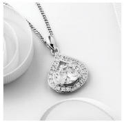 Unbranded Pave Ice Queen Teardrop Pendant