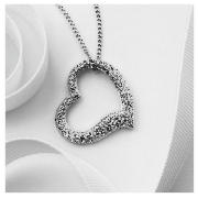 Unbranded Pave Open Your Heart Pendant
