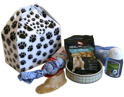 Unbranded Paw Print Hamper - Puppy