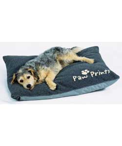 Paw Prints Anti-Bacterial Medium Dog Bed