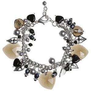 Pearl and Charm Bracelet
