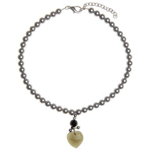 Pearl and Heart Necklace