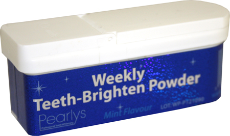 Unbranded Pearlys Weekly Teeth-Brighten Powder