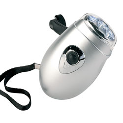 Unbranded Pebble Wind-Up Torch - Assorted Colours