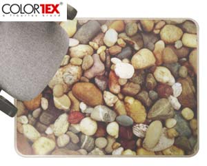 Unbranded Pebbles printed mat