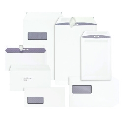 Unbranded Peel And Seal Envelopes 110gsm White C5 229 x