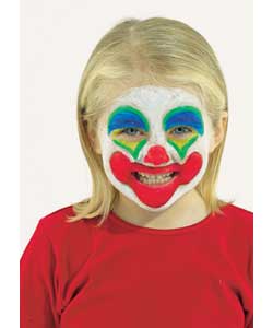 Create amazing faces with peel-off face paint and