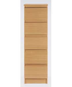 Size (H)122.2, (W)37.4, (D)40cm.Drawers have smooth glide metal runners.Fixings and instructions inc