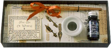 Unbranded Pen and Inkwell Gift Set