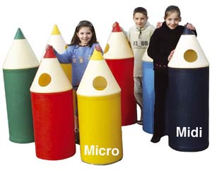 Unbranded Pencil litter bins