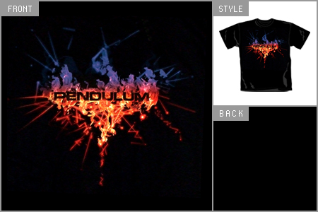 Unbranded Pendulum (Fire) T-Shirt wea_W00144TS_penfire
