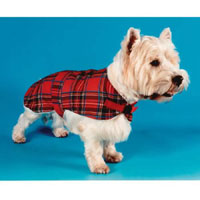 Unbranded Pennine Dog Coat Tartan Red
