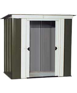 Unbranded Pent Metal Garden Shed - 6 x 4ft