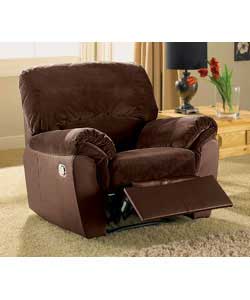 Unbranded Penzance Recliner Chair - Brown