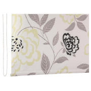 Unbranded Peony Printed Blackout Roller Blind 180cm, Green