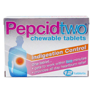 Pepcidtwo Chewable Tablets - Size: 12