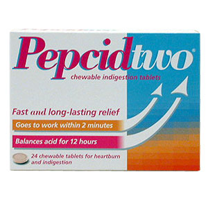 Pepcidtwo Chewable Tablets - Size: 24