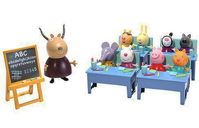 Unbranded Peppa Pigand#39;s Classroom Playset