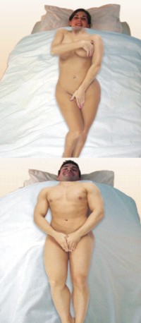 Perfect Body Naked Single Duvet Cover - Male