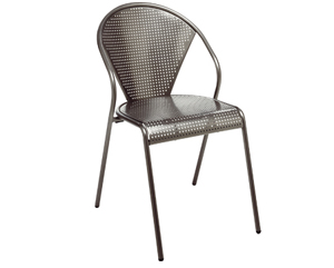 Unbranded Perforated stacking chair