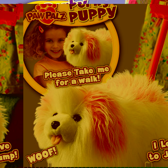 Unbranded Perky Puppy - Pink and White