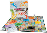 Based on the enigmatic, cross-media experience that is Perplex City, this brain-contorting board gam