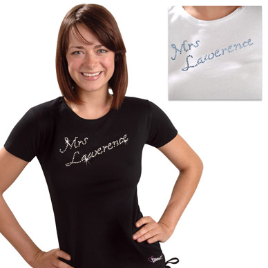 Unbranded Pers Mrs T-Shirt (XL) Wht/Aq
