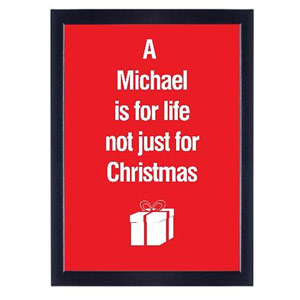 Unbranded Personalied Christmas Poster