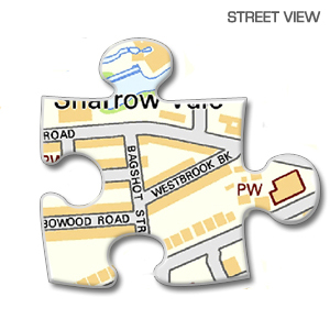 Unbranded Personalized Jigsaw 400 Piece Streetview Map