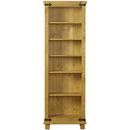 Peru Pine large narrow bookcase furniture