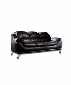 Pescara Black Large Sofa
