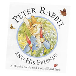 Peter Rabbit Block Puzzle & Board Book