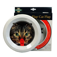 This 4 way locking circular cat flap is designed to fit glass (not toughened), wood and panelled doo