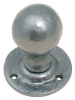Unbranded Pewter Finish Mortice Door Knobs 44mm 3067