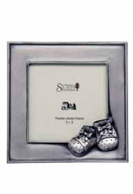 Traditional gifts - Pewter Frame with Booties