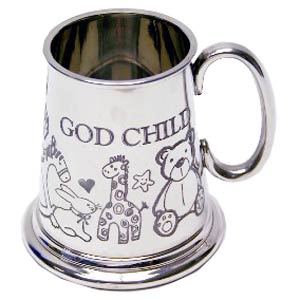 Unbranded Pewter Gift Boxed God Child Mug