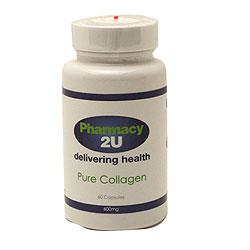 Unbranded Pharmacy2U Collagen Capsules 600mg