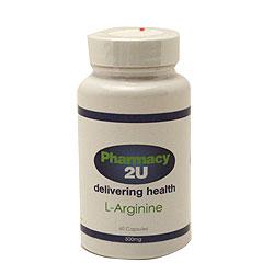 Unbranded Pharmacy2U L-Arginine 500mg