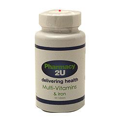 Unbranded Pharmacy2U Multi-Vitamins and Iron