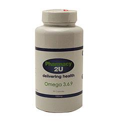 Unbranded Pharmacy2U Omega 3, 6 and 9 Fish Oils