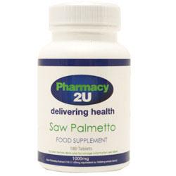 Unbranded Pharmacy2U Saw Palmetto 1000mg Tablets