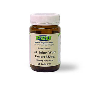 Pharmacy2U St Johns Wort Extract 2000mg Tablets cl - Size: 60 cl