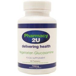 Unbranded Pharmacy2U Vegetarian Glucosamine 750mg Tablets