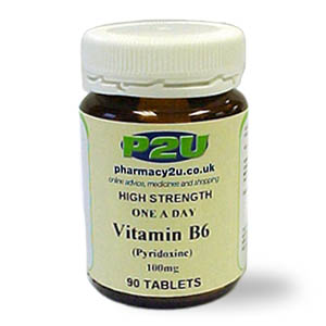 Pharmacy2U Vitamin B6 One A Day Tablets - size: 90