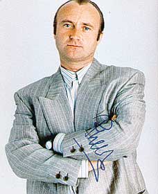 Phil Collins autograph