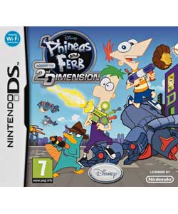 Unbranded Phineas and Ferb: Across the 2nd Dimension - DS