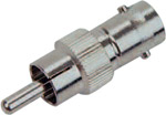 Phono Plug to BNC SocketAdaptor ( BNC Fem/Phono